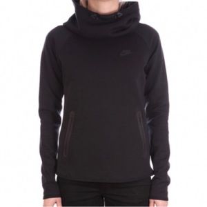 Black Nike Funnel Neck Women’s Hoodie